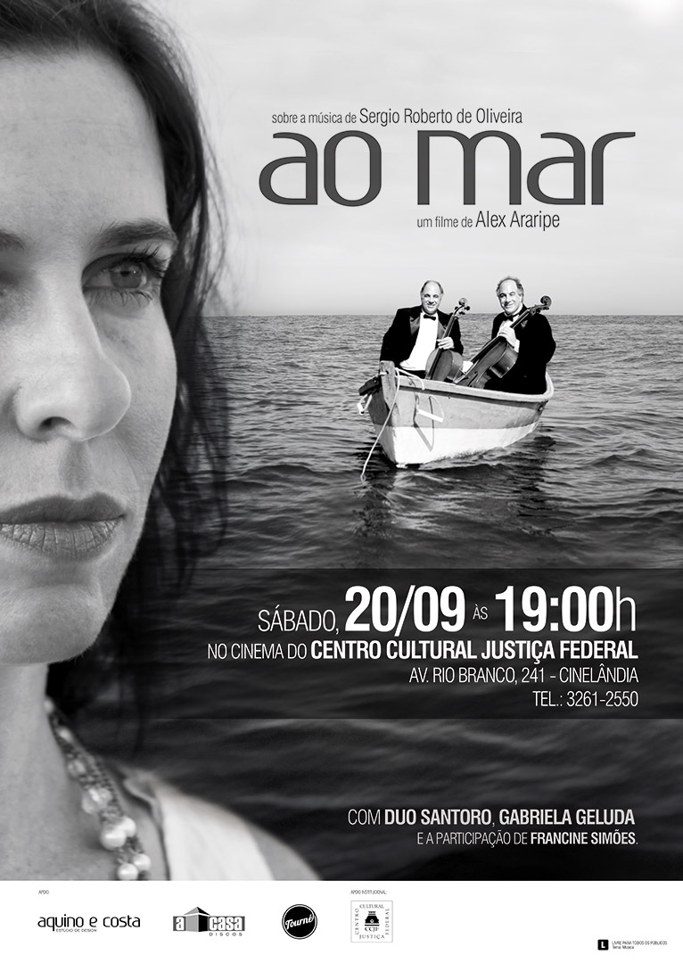 Cartaz Curta Metragem Ao Mar