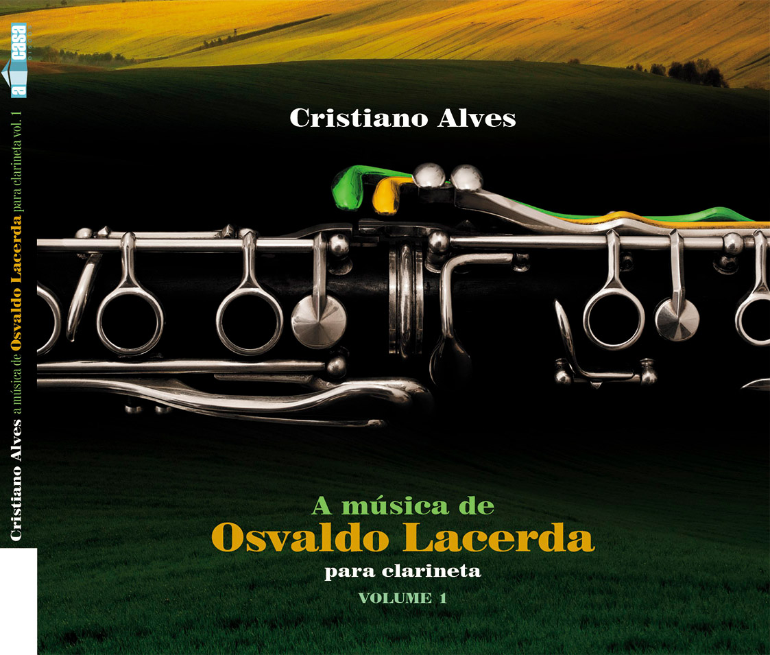 Projeto Gráfico CD Cristiano Alvez – A Música de Osvaldo Lacerda para Clarineta