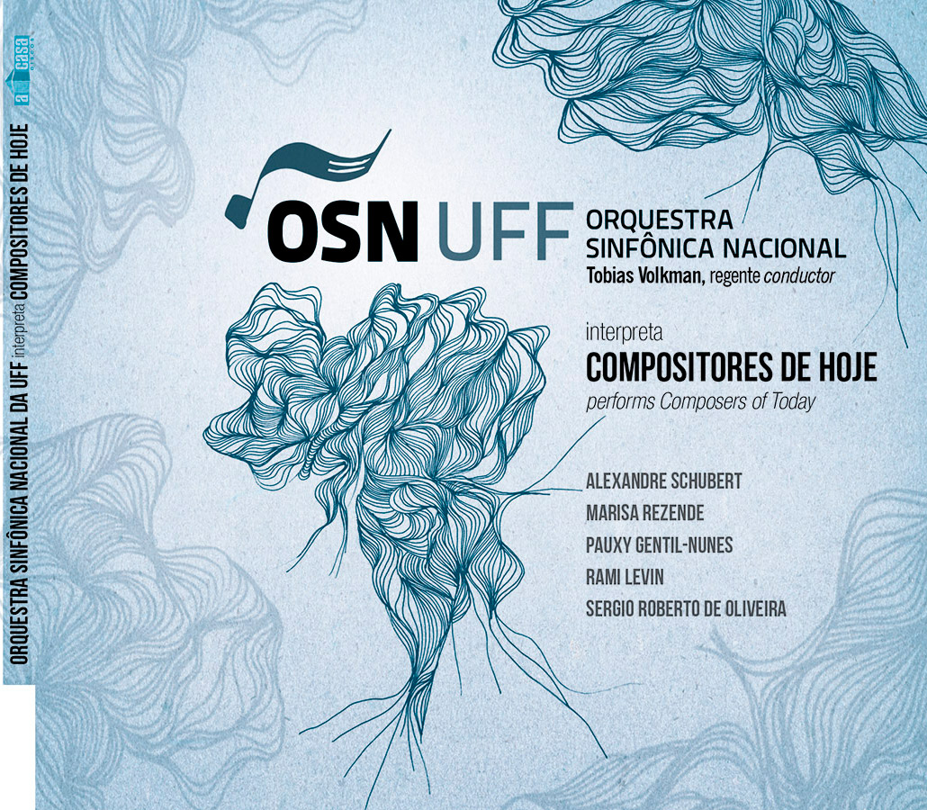 Projeto Gráfico CD Orquestra Sinfônica Nacional interpreta Compositores de Hoje