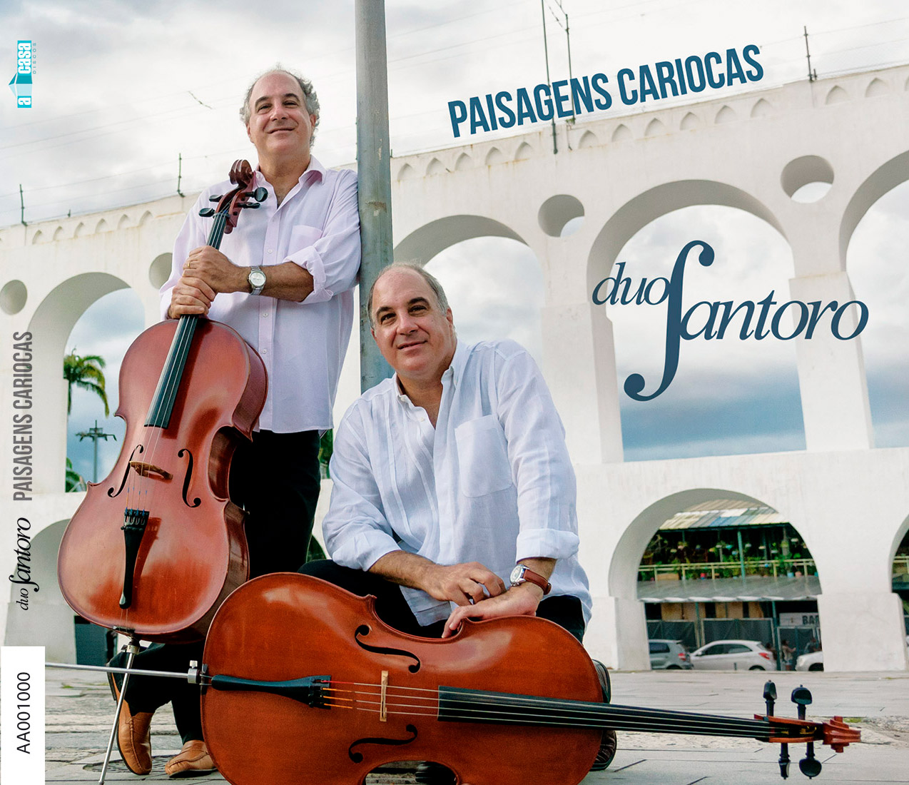 Projeto Gráfico CD Duo Santoro Paisagens Cariocas